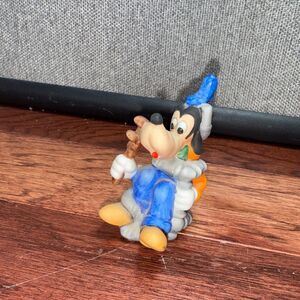 Vintage Ceramic Goofy with Pipe Wrench Walt Disney Productions 3 1/8"